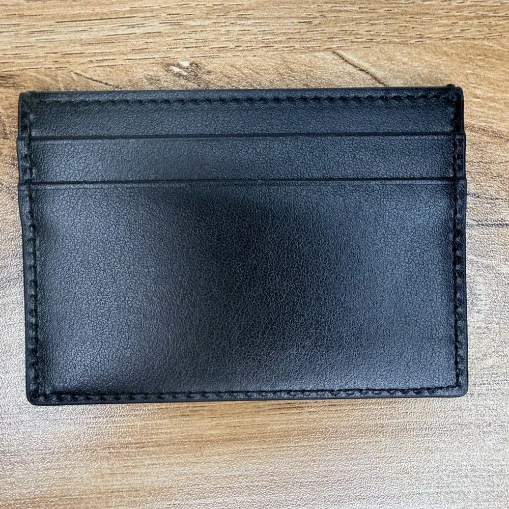 NWOT GUCCI Black Card Holder | Wallet Leather